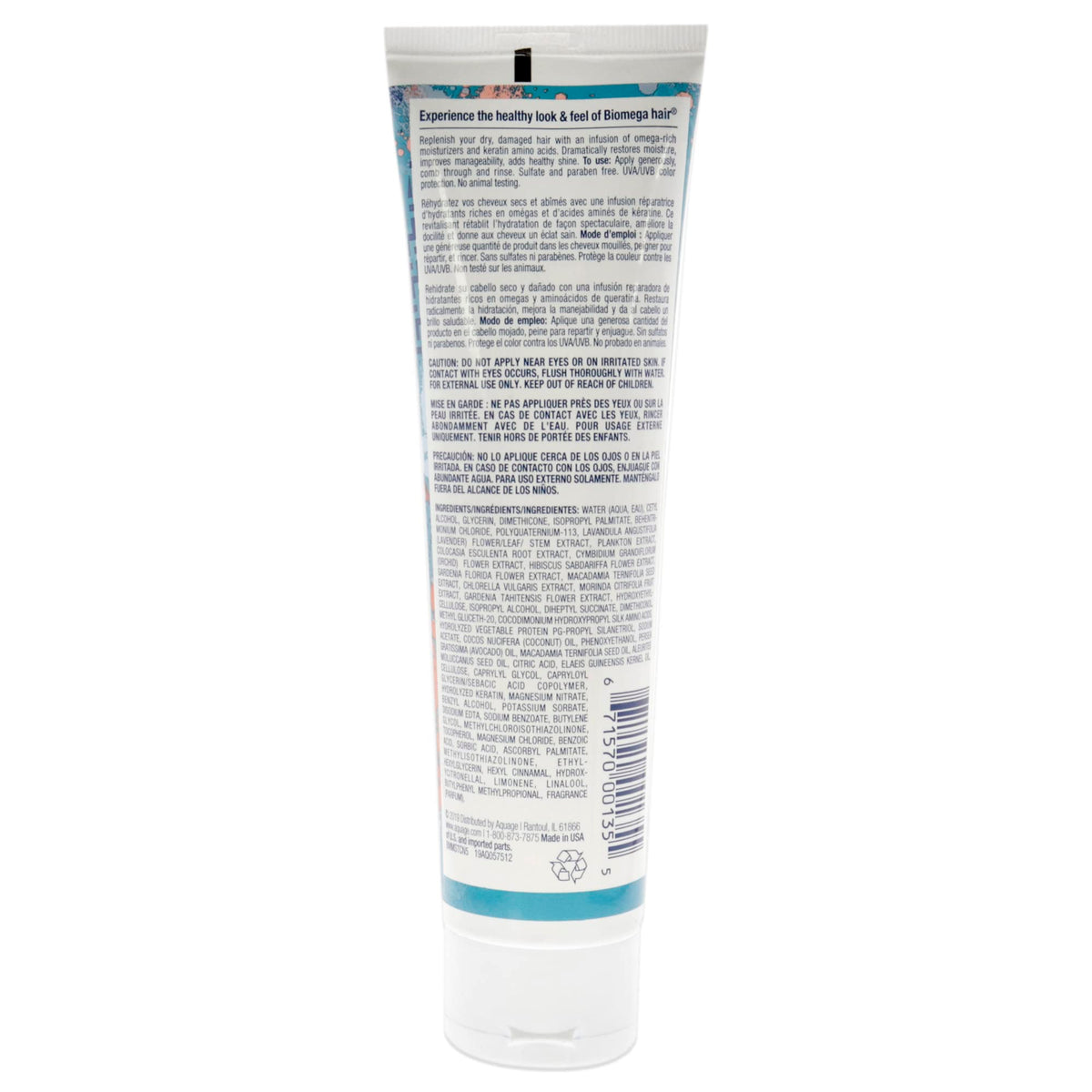BIOMEGA Moisture Conditioner, Keratin and Amino Acids Help to Repair Damaged Hair, 5 oz