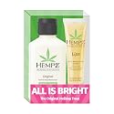 Hempz Original Mini Lotion and Lip Balm Gift Set, All is Bright Kit, Limited Edition, 2.25 oz and .44 oz Beauty & Personal Care Hempz