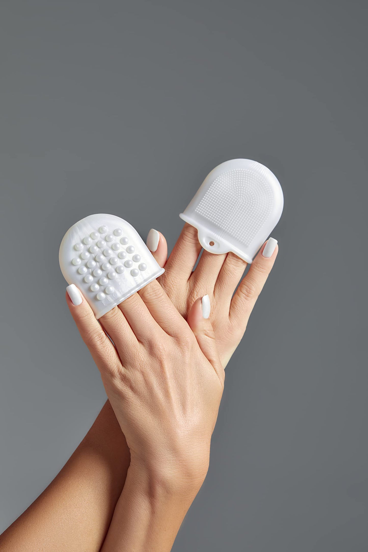 2 Mini Gloves Mini Glow Soft Silicone Facial Cleansing Brush and Face Massager Luxury Skincare Gift (Pink) Beauty & Personal Care FLORAISON BEAUTY IS ALREADY HERE