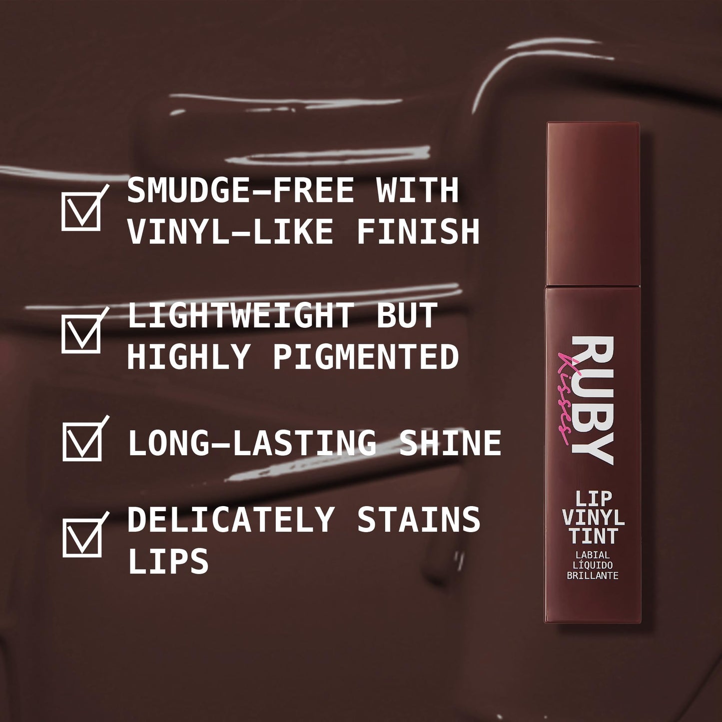 Ruby Kisses Velvet Lip Cream, Matte Finish Lipstick, Rich Color, Long Lasting Lip Stain, Lightweight, Nourishing, Hydration, High Pigment Lip Tint Beauty & Personal Care Ruby Kisses