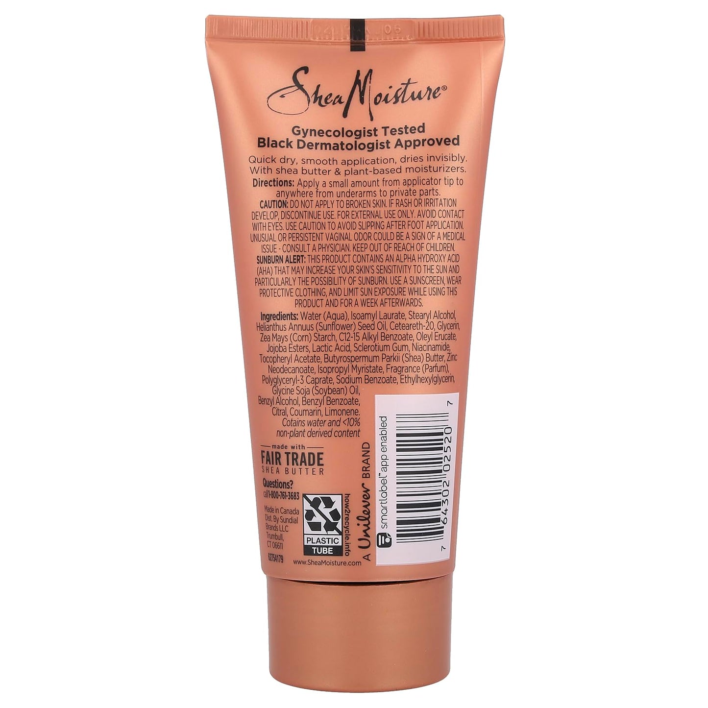 SHEA MOISTURE Coconut & Hibiscus Cream Deodorant, 2.5 FZ Beauty and Personal Care Shea Moisture