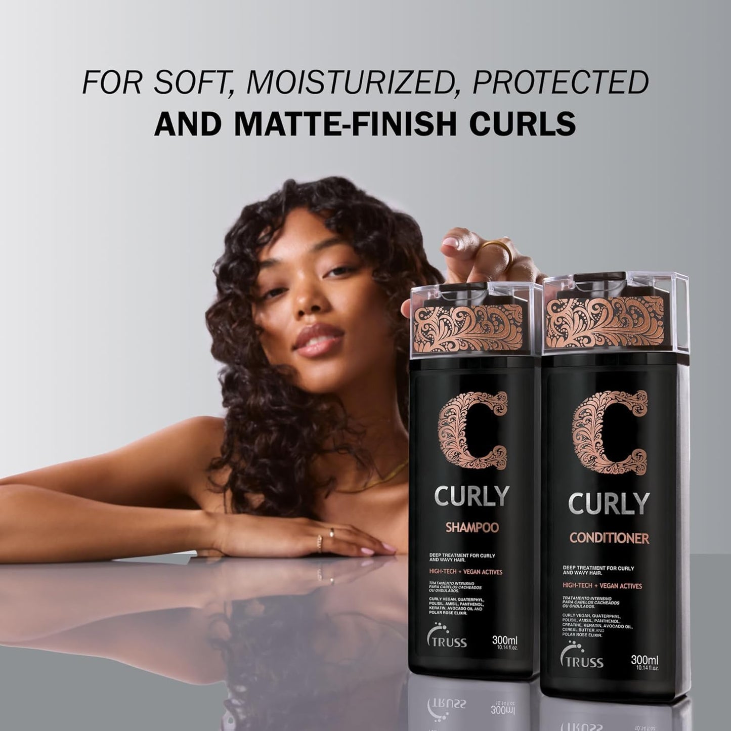 Truss Leave-in Cream for Curly Light Hair - Define and Intensify Curls, Moisturize Wavy and Textured Hair with Matte Finish Beauty & Personal Care TRUSS