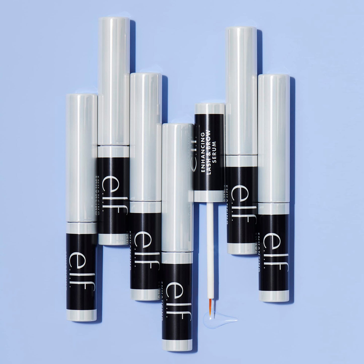 e.l.f. Enhancing Lash & Brow Serum, Promotes Longer-Looking Lashes & Brows, Nourishing & Conditioning Formula, Clear, 0.12 Fl Oz (3.5mL) Beauty and Personal Care e.l.f.