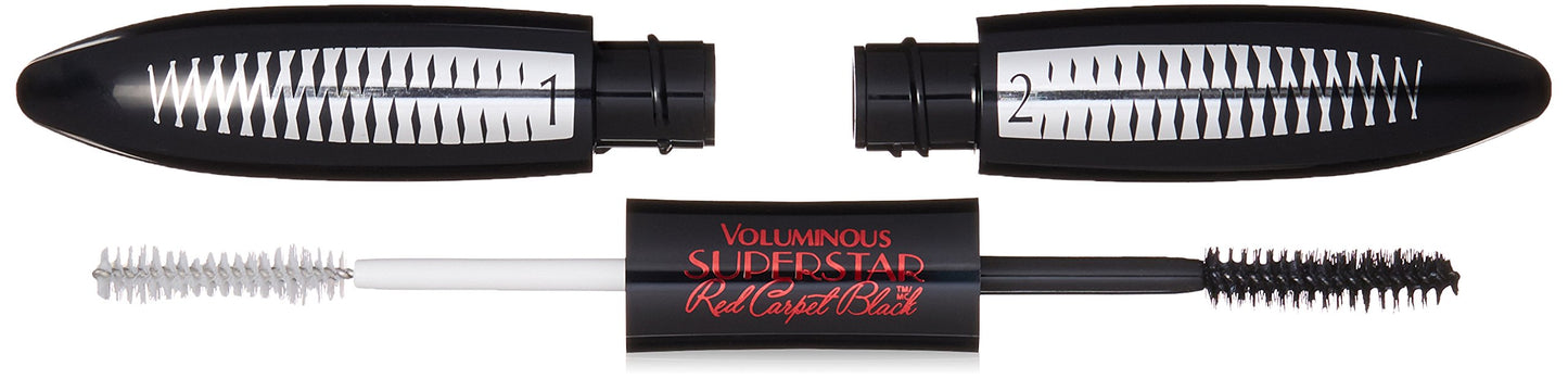 L'Oréal Paris Voluminous Superstar Red Carpet Extra Mascara, Flash Reflecting Black, 0.41 fl. oz. Beauty & Personal Care L'Oreal Paris