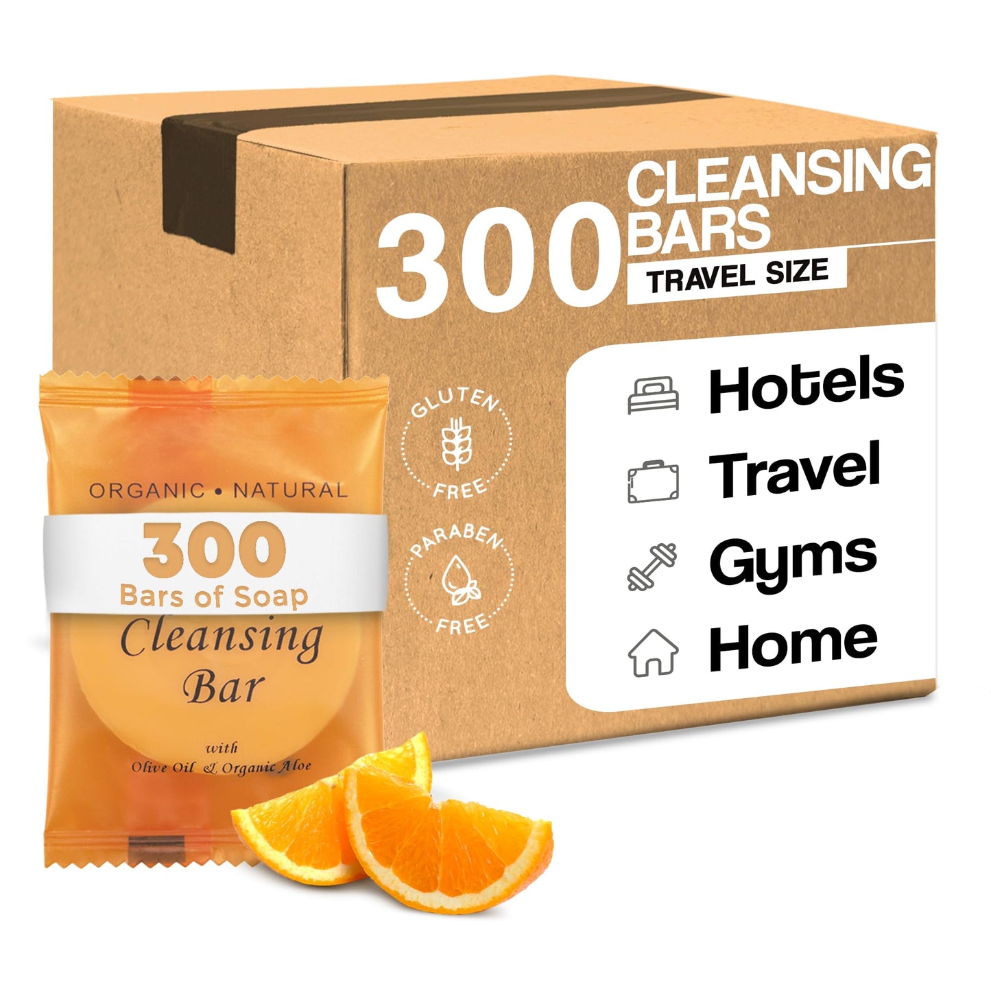 Terra Pure Wild Citrus Cleansing Bar, Travel Size Hotel, 1 oz (Case of 300) Beauty & Personal Care Terra Pure
