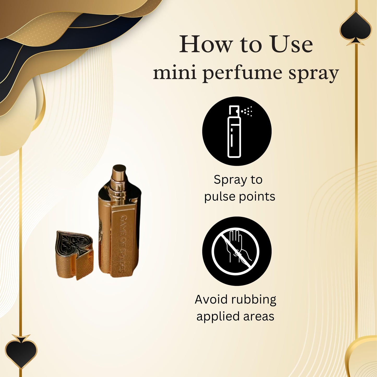 Jo Milano Game Of Spades Perfume Men And Women Mini Coffret Gift Set Beauty & Personal Care Jo Milano