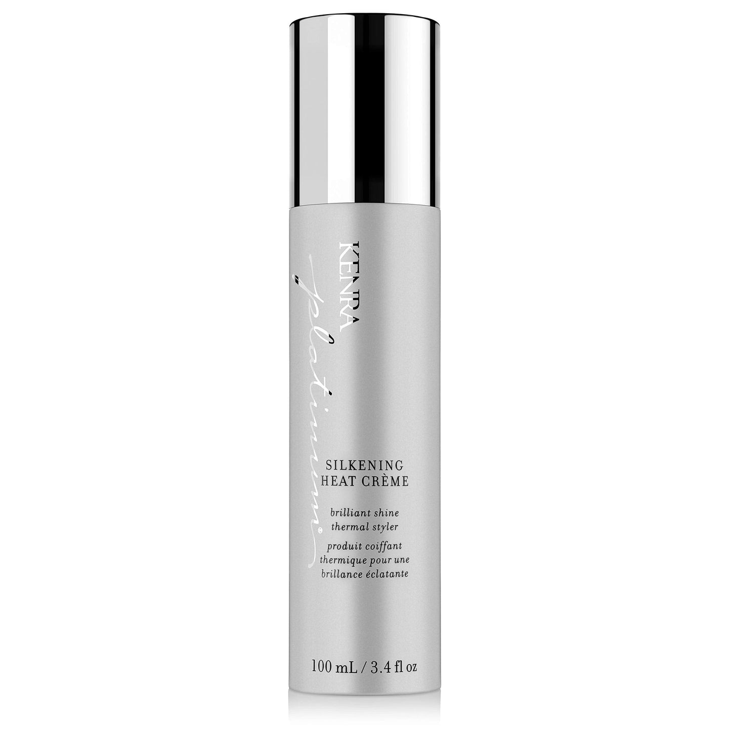 Kenra Platinum Silkening Heat Crème | Brilliant Shine Thermal Styler | Reduces Hot Tool Passes by 50% | Prevents Breakage & Improve Manageability | Beauty & Personal Care Kenra