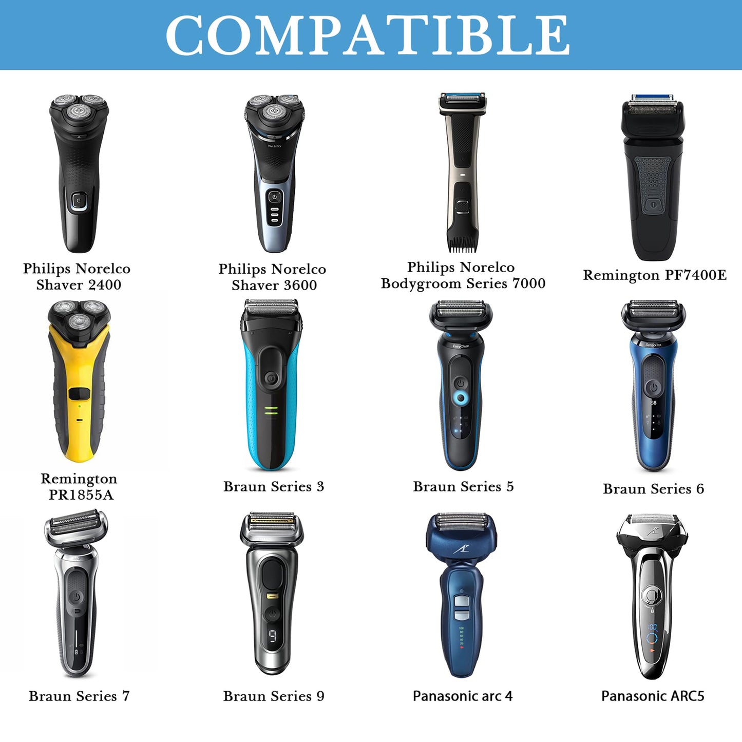 Linkidea Wall Mount Electric Razor Holder, Shaving Stand Compatible with Philips Norelco Shaver 3600, 2400, Series 7000, Bathroom Shaver Accessory Beauty and Personal Care Linkidea