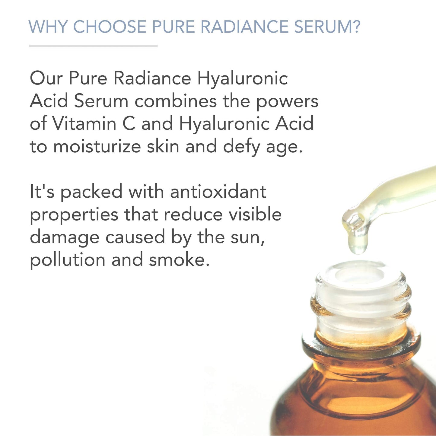 Pure Body Naturals Hyaluronic Acid Serum for Face - Pure Hyaluronic Acid with Vitamins C & E - Non-Greasy + Non-Comedogenic Formula, Age Defying Beauty & Personal Care Pure Body Naturals