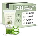 Travel Size Hotel Conditioner 20 Count 1 oz Bottles Guest Amenities for Vacation Rentals and Short Term Rentals Paraben Free Green Tea Lemongrass Beauty & Personal Care Desert Breeze