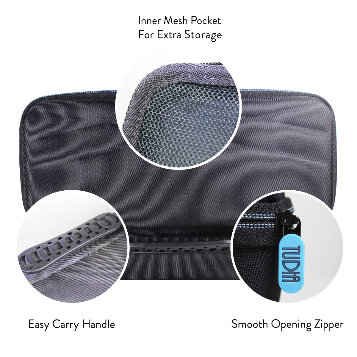 TUDIA EVA Empty Travel EVA Case Compatible with Remington Shine Therapy 1, ANNLARY, Conair Double Ceramic Flat Iron, L'ANGE Mini Travel Size Hair Beauty & Personal Care TUDIA
