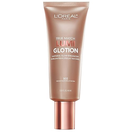 L'Oreal Paris Makeup True Match Lumi Glotion, Natural Glow Enhancer, Illuminator Highlighter, Bronzing Drops For a Sun-Kissed Glow, 903 Medium Beauty & Personal Care L'Oreal Paris
