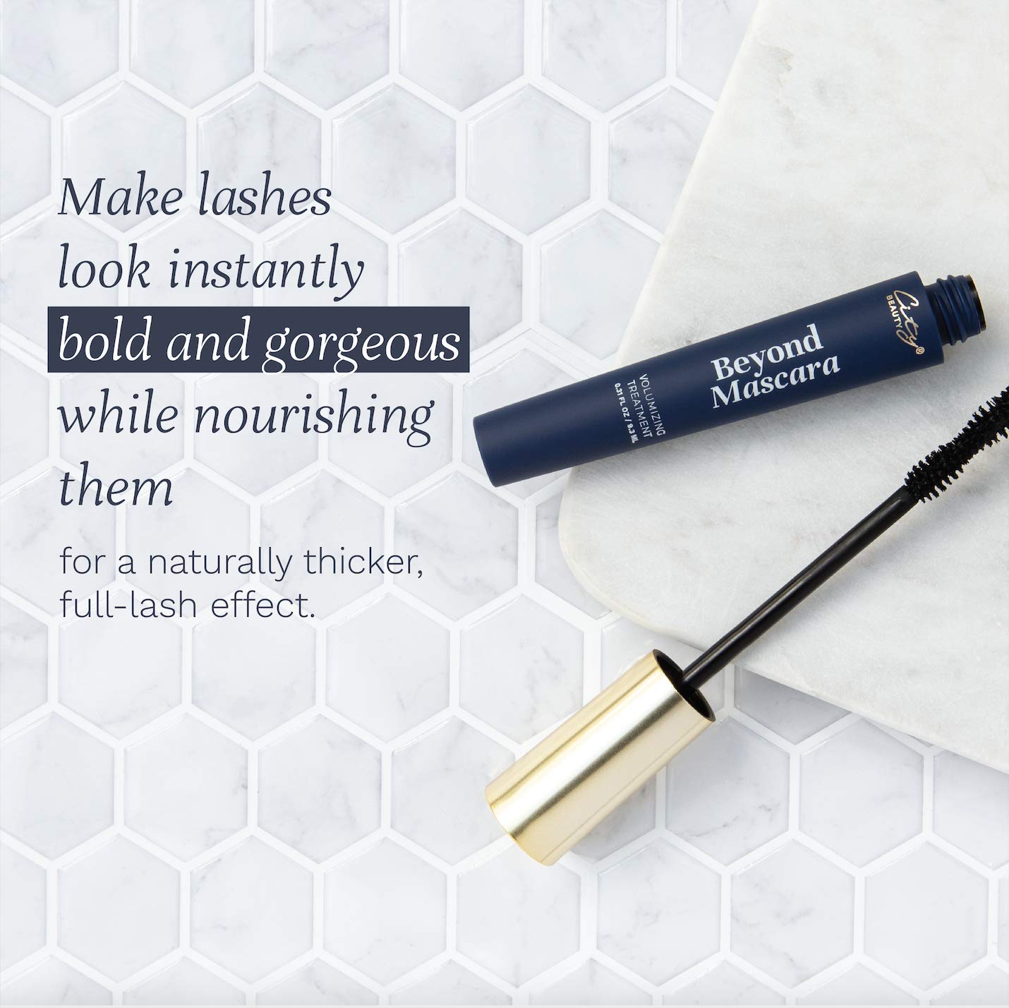 City Beauty Beyond Mascara - Volumizing Treatment - Nourish & Lengthen Lashes - Keratin & Biotin Promote Stronger, Thicker-Looking Eyelashes Beauty & Personal Care City Beauty