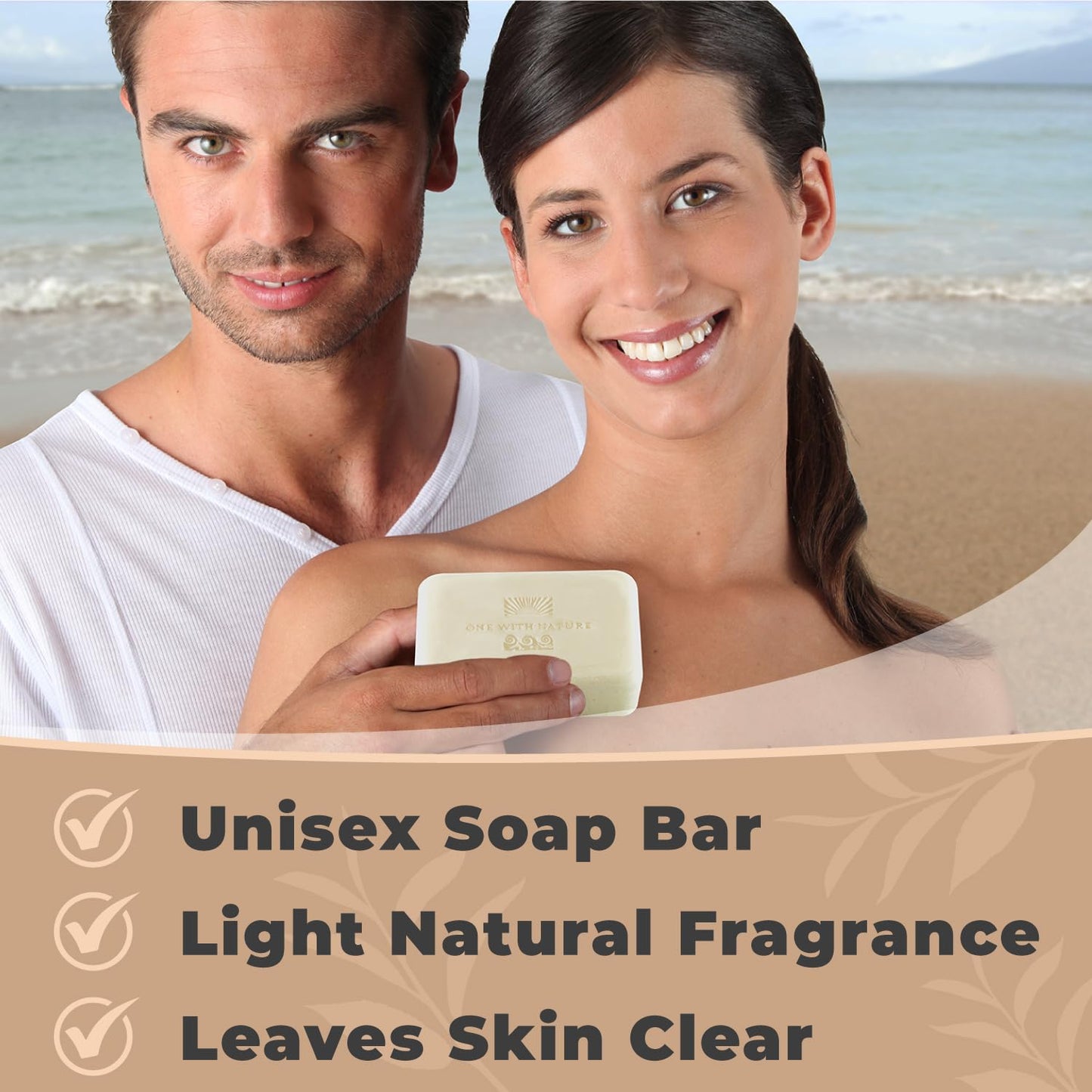 DEAD SEA Salt SOAP 3 PK - Shea Butter, Argan Oil, Magnesium, Sulfur, Minerals. All Skin Types, Problem Skin. Acne Treatment, Eczema, Psoriasis Beauty & Personal Care One With Nature
