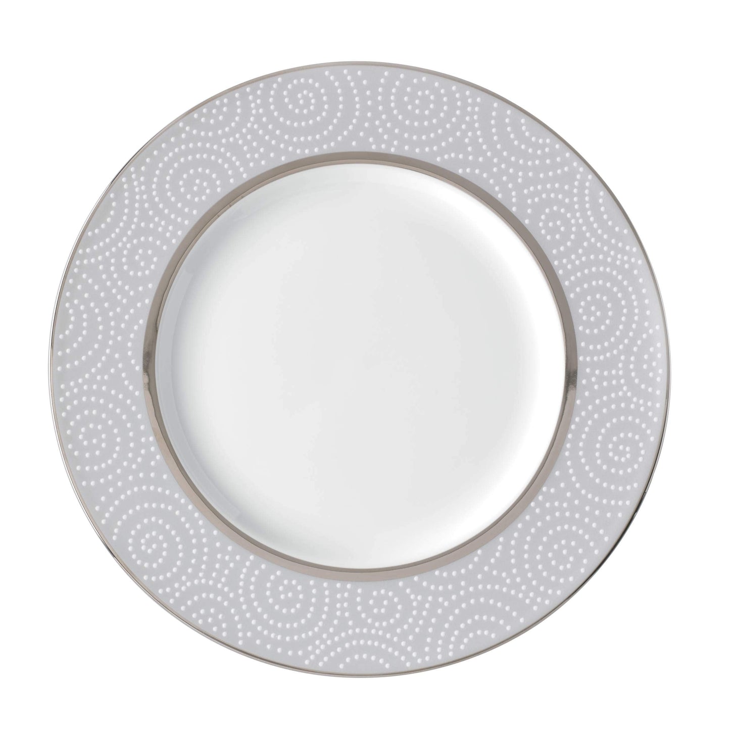 Lenox Pearl Beads Accent Plate, 1.05 LB, Taupe/Grey Beauty and Personal Care Lenox