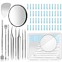60PCS Dual Heads Blackhead Remover, Pimple Comedone Extractor, Acne Whitehead Blemish Removal Kit, Premium Stainless Steel Pimple Popper Tool kit Beauty & Personal Care USCOLOR