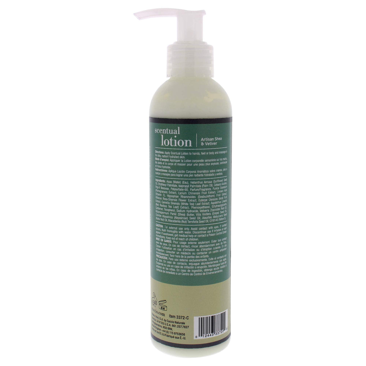 Cuccio Naturale Scentual Lotion, Artisan Shea & Vetiver, 8 oz Body & Hand Lotion, Hydrating Moisturizer, Great for Massage, Paraben-Free, Cruelty-Free Beauty & Personal Care Cuccio