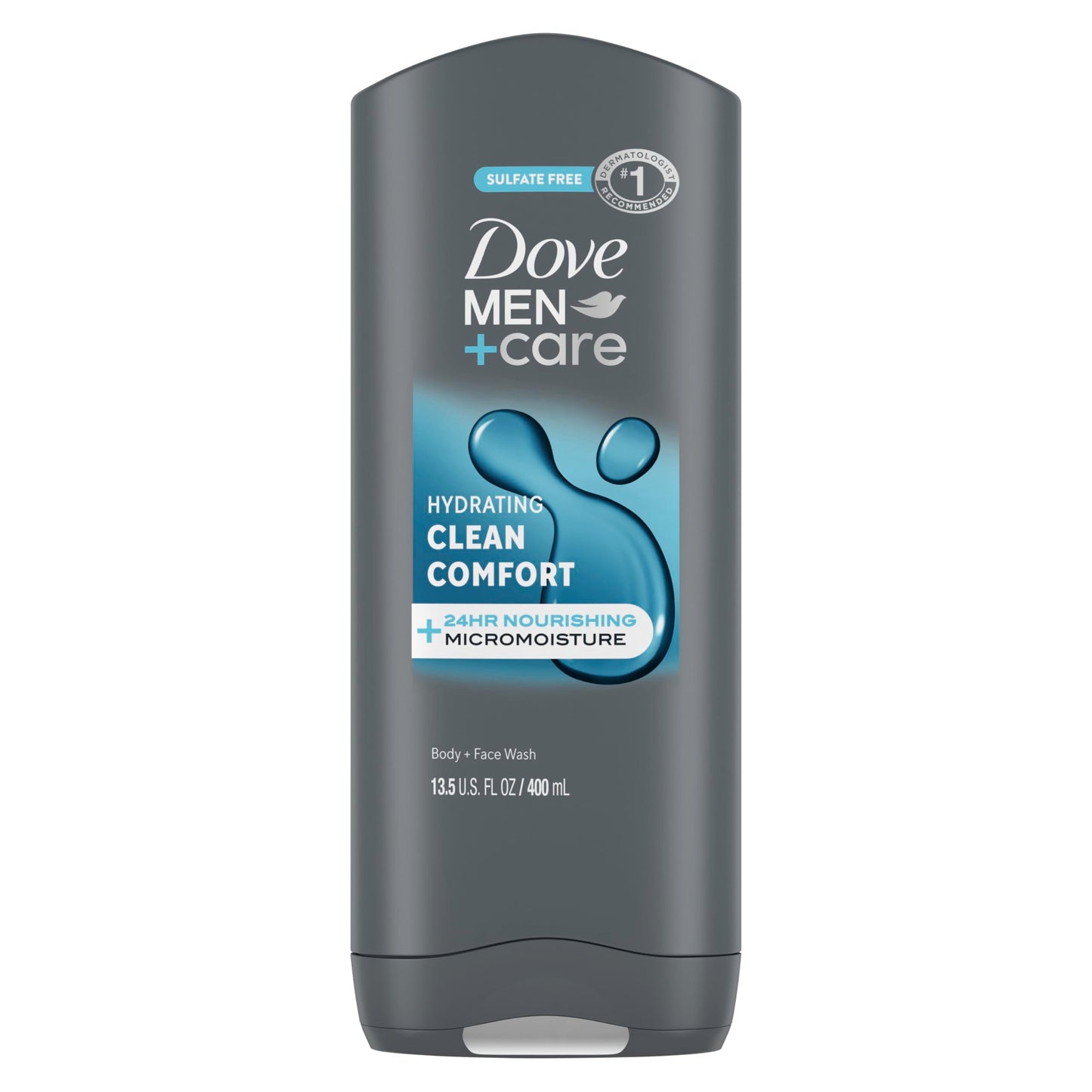 Dove Men+Care Body and Face Wash Hydrating Clean Comfort Body Wash for Men with 24-Hour Nourishing Micromoisture Technology 13.5 oz Beauty & Personal Care DOVE MEN + CARE