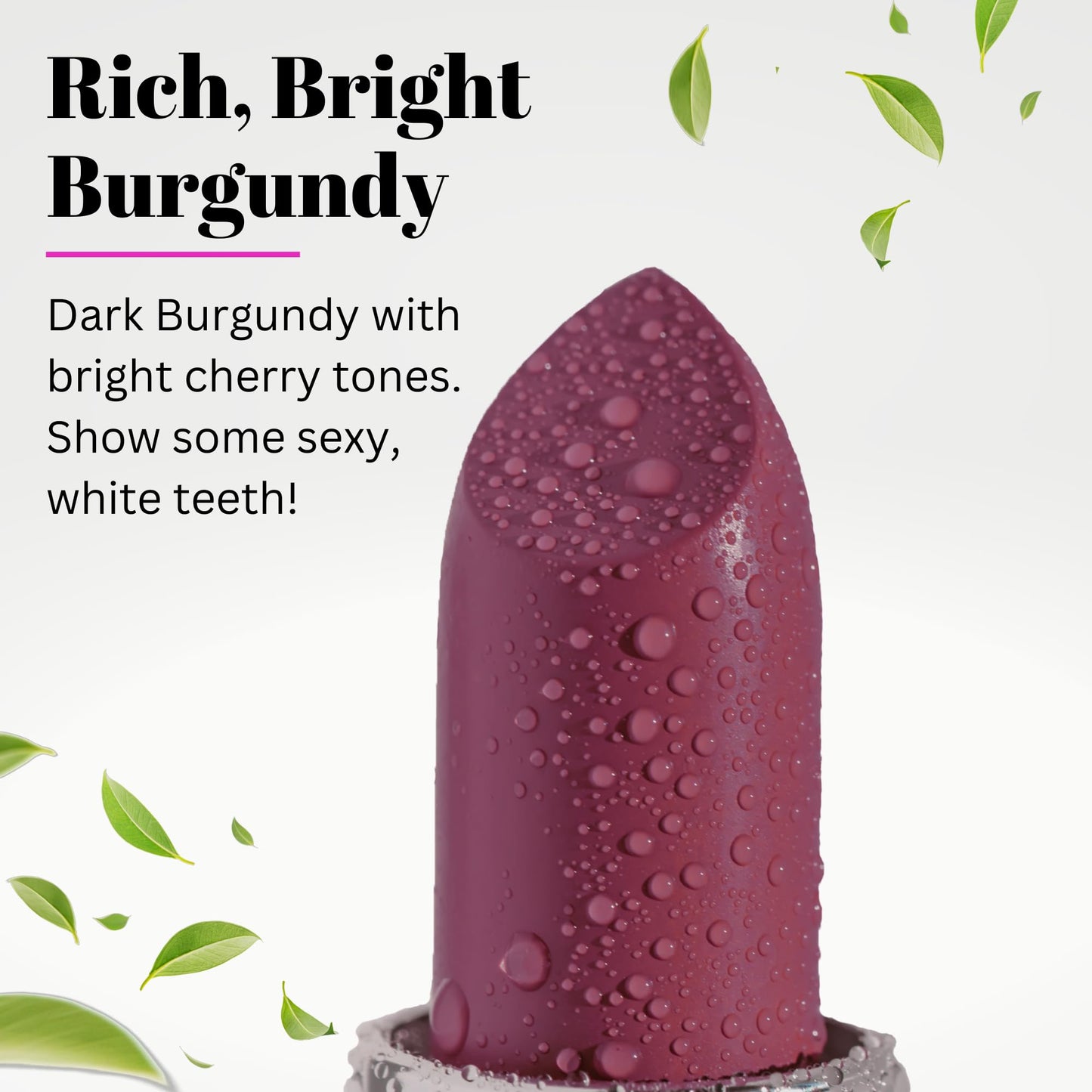Fifth & Skin BOTANICAL Lipstick (CHERRY) | Vegan | Natural | Organic | Certified Cruelty Free | Paraben Free | Petroleum Free | Healthy | Moisturizing Beauty & Personal Care Fifth & Skin