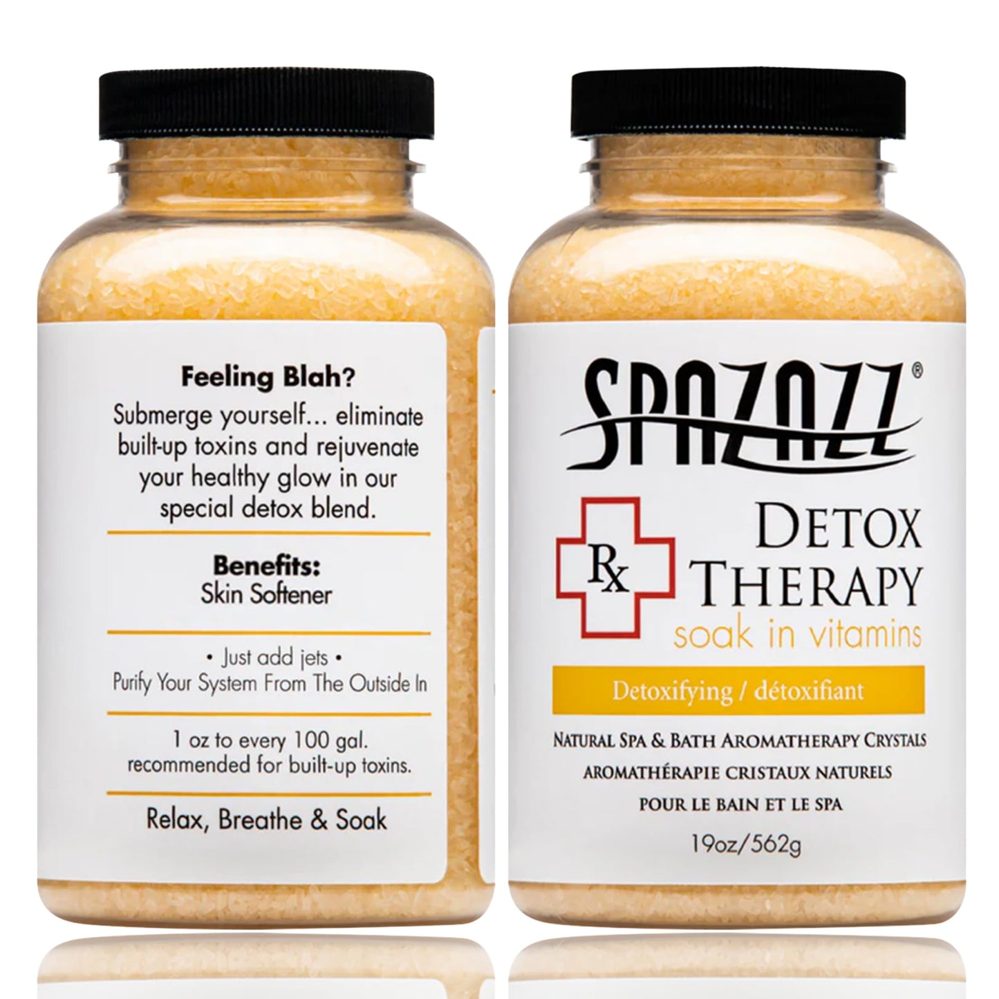 Spazazz Aromatherapy Spa and Bath Crystals 2Pk - Detox/Stress Therapy Beauty and Personal Care Spazazz