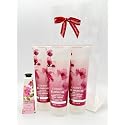 Bath & Body Works Cherry Blossom 4-Piece Gift Set | Includes: Three Ultimate Hydration Body Creams and One Strawberry Pound Cake Hand Cream Beauty & Personal Care Bath & Body Works