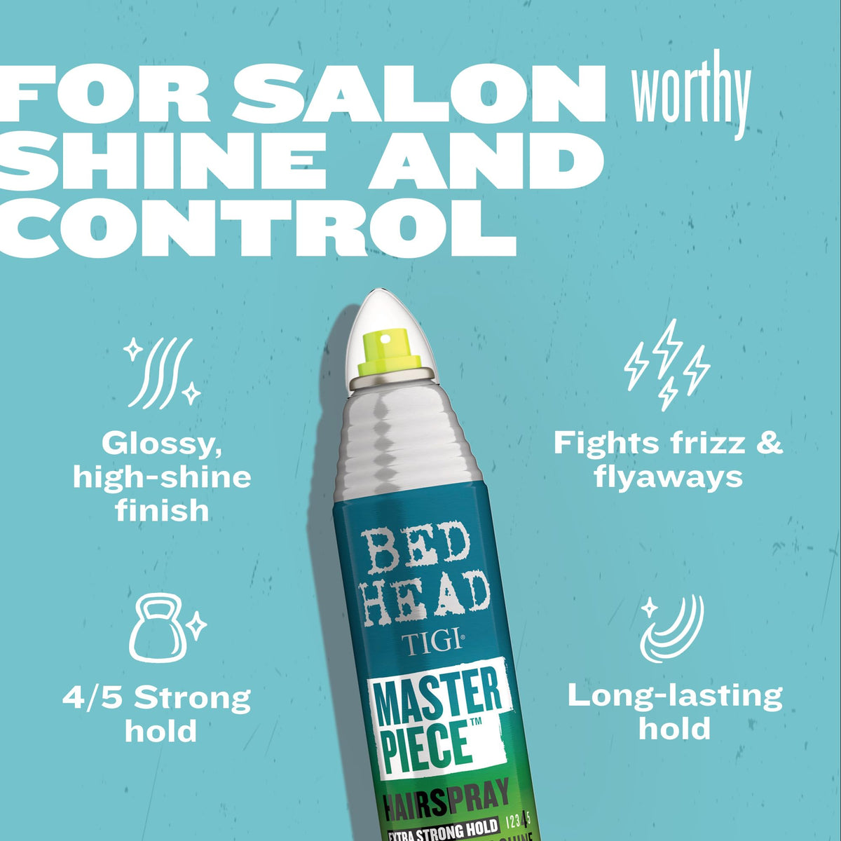 TIGI Bed Head Masterpiece Massive Shine Hairspray, 9.5 Ounce