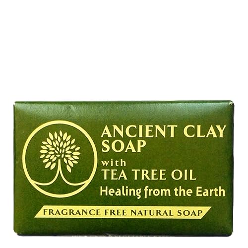 Ancient Clay Soap with Tea Tree Oil Zion Health 6 oz Bar Soap Beauty & Personal Care Zion Health