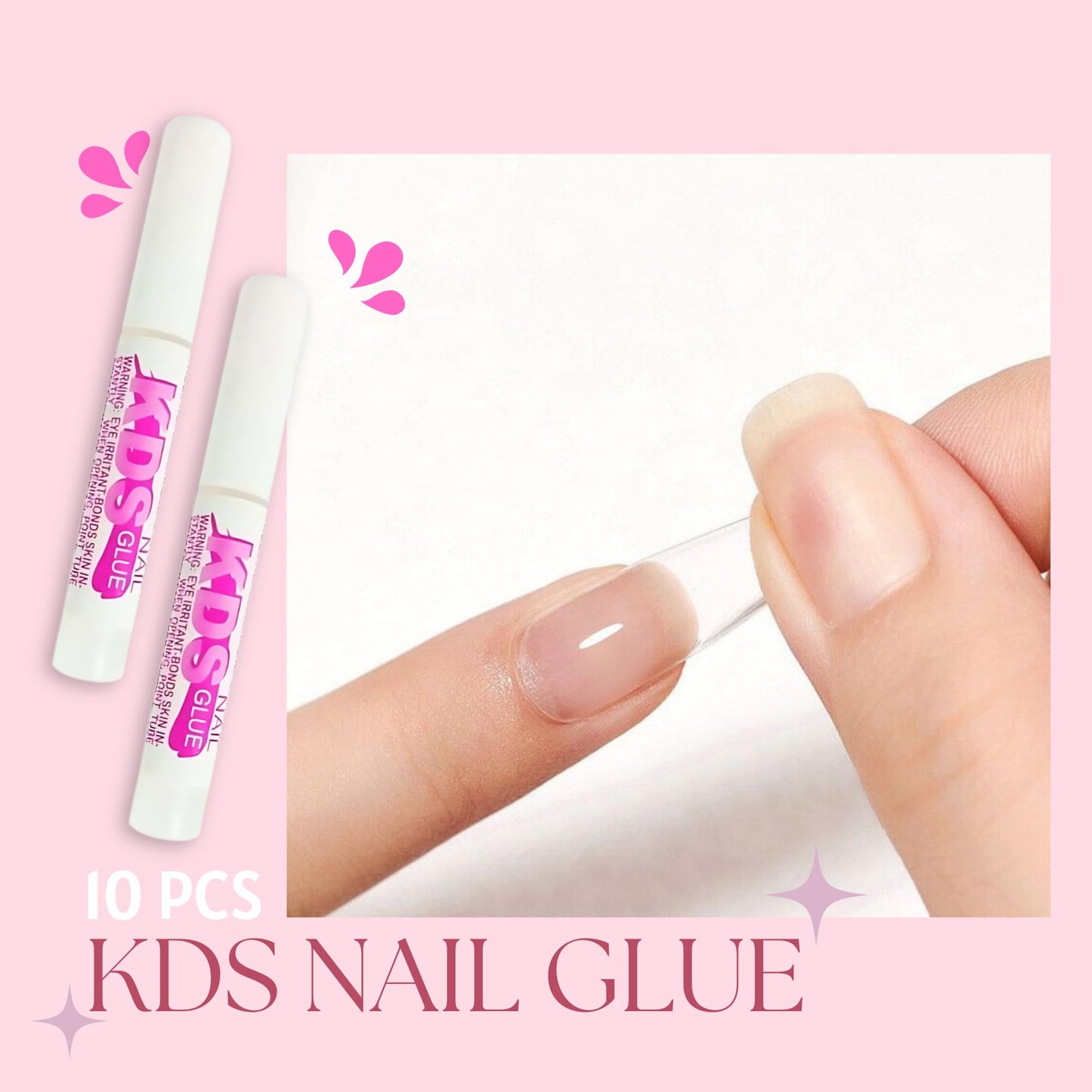 KDS Nail Glue for Professional Fake Nail Art & Design 10pcs Nail Tip Extension Glue Beauty & Personal Care MadayFormula
