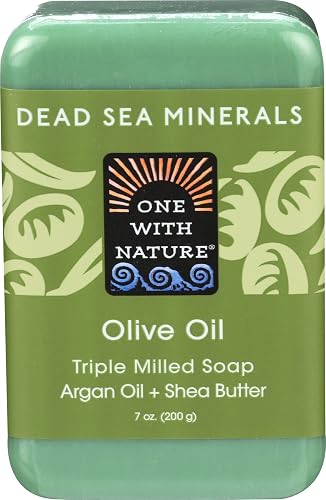 One With Nature Dead Sea Mineral Olive Oil Bar Soap - 7 Oz Beauty & Personal Care One With Nature