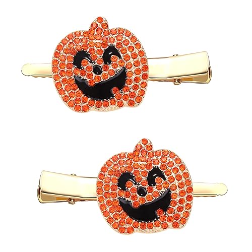 Halloween Hair Clips Gothic Spider Web Hairpins for Women Ghost Candy Corn Pumpkin Alligator Hair Barrette Halloween Hair Accessory Party Gifts Beauty & Personal Care ANGLESJELL