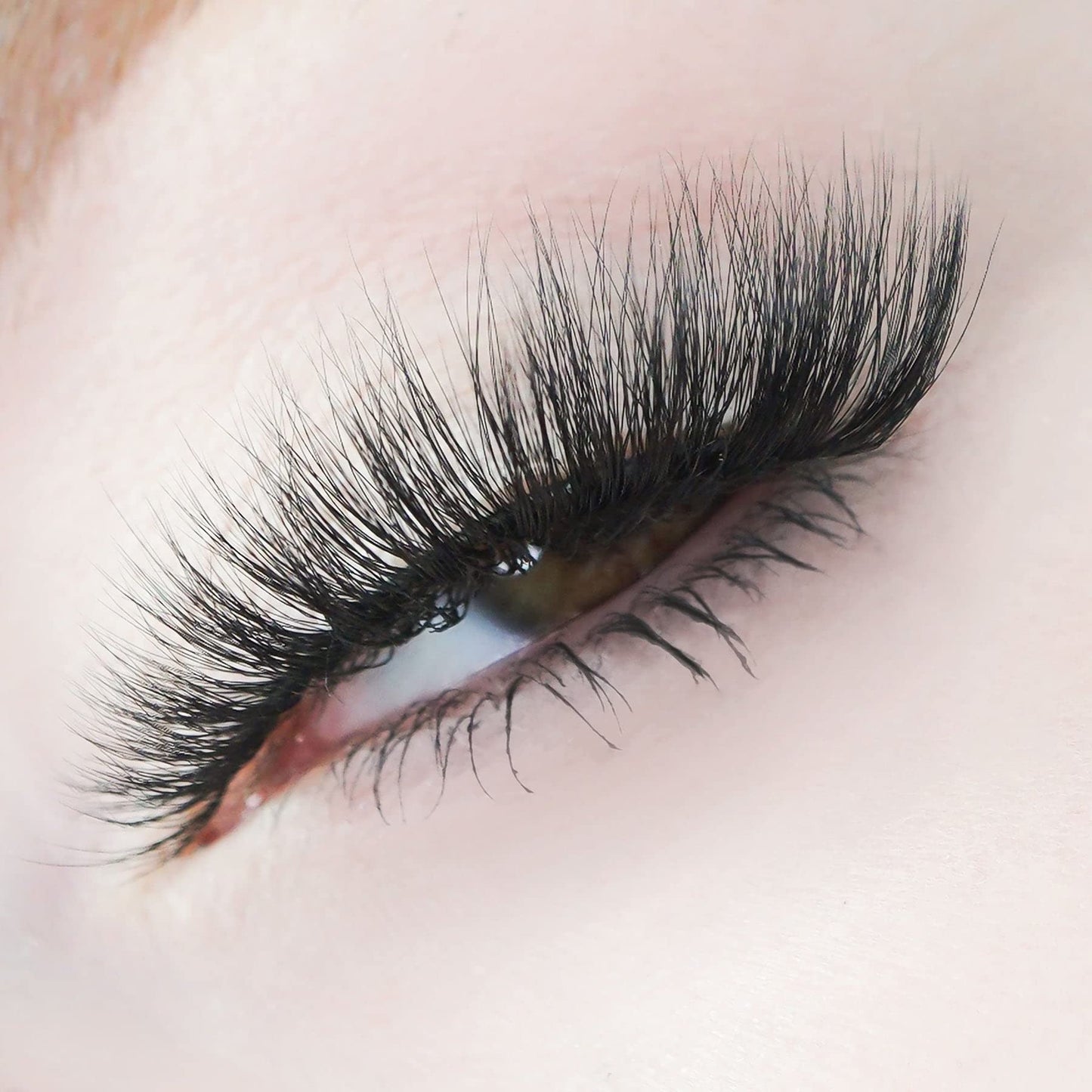 KARA BEAUTY Style L8 Hellalashes 8D Faux Mink Lashes Lightweight Synthetic Fiber in 8 Dimensional Layers DTLA - Super Playful, Dramatic Curl, 1 Pair Beauty & Personal Care Kara Beauty
