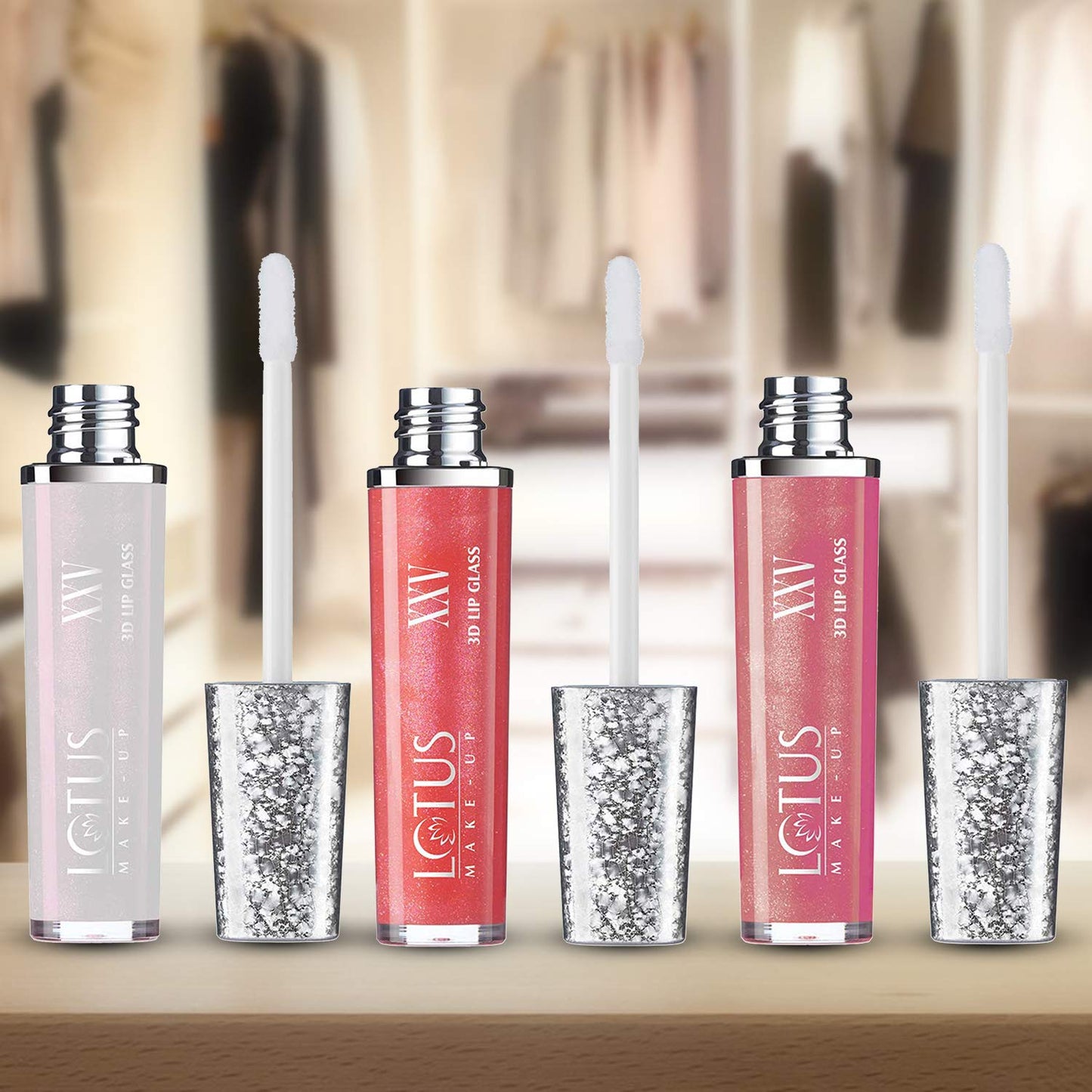 Lotus Makeup Xxv 3d Lip Gloss Exotica, Peach, 8 ml Beauty & Personal Care Lotus