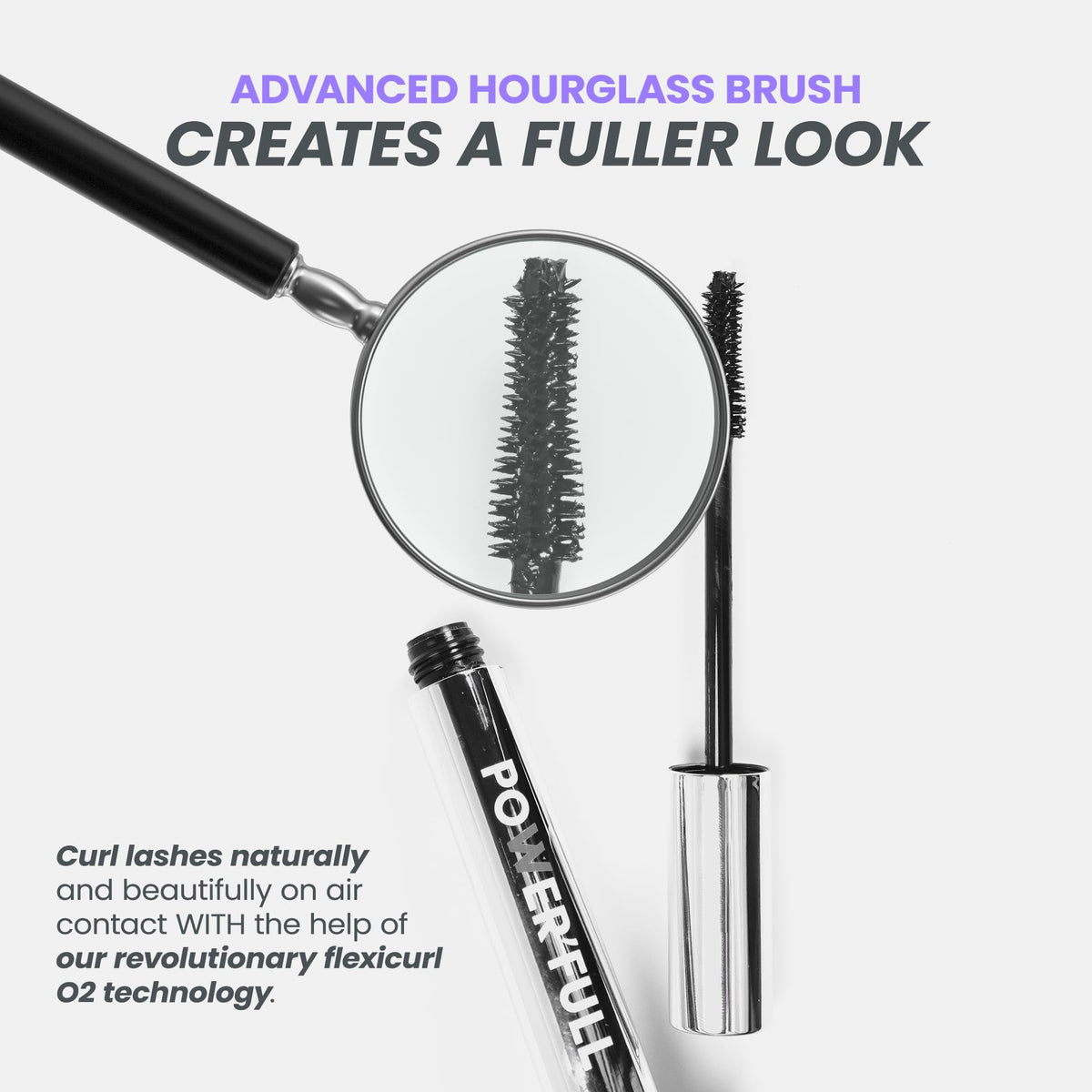 Wonderskin Mascara - Black Mascara for Volume, Length, and Curl - Lengthening, Volumizing & Smudge Proof Lash Makeup Beauty & Personal Care Wonderskin