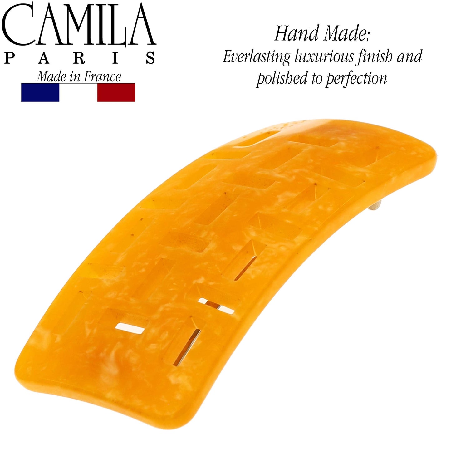 Camila Paris DG47 French Hair Barrette Clip for Girls Handmade, Strong Hold Grip Hair Clips for Women, No Slip and Durable Styling Girls Hair Beauty & Personal Care Camila