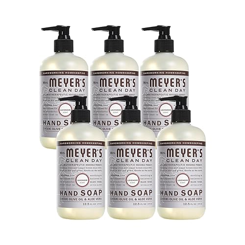 Meyers Lavender Liquid Hand Soap, 12.5 Oz, (Pack of 6) Beauty & Personal Care Mrs. MEYER'S