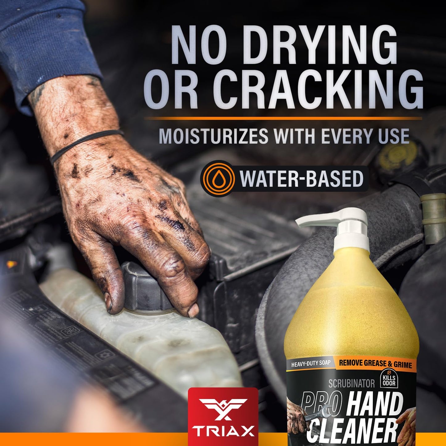 Triax Scrubinator - Heavy Duty Hand Scrub and Cleaner - Removes Tough Grease, Dirt, Grime, and Odors - No Toxic Solvents or Harsh Chemicals Beauty & Personal Care Triax