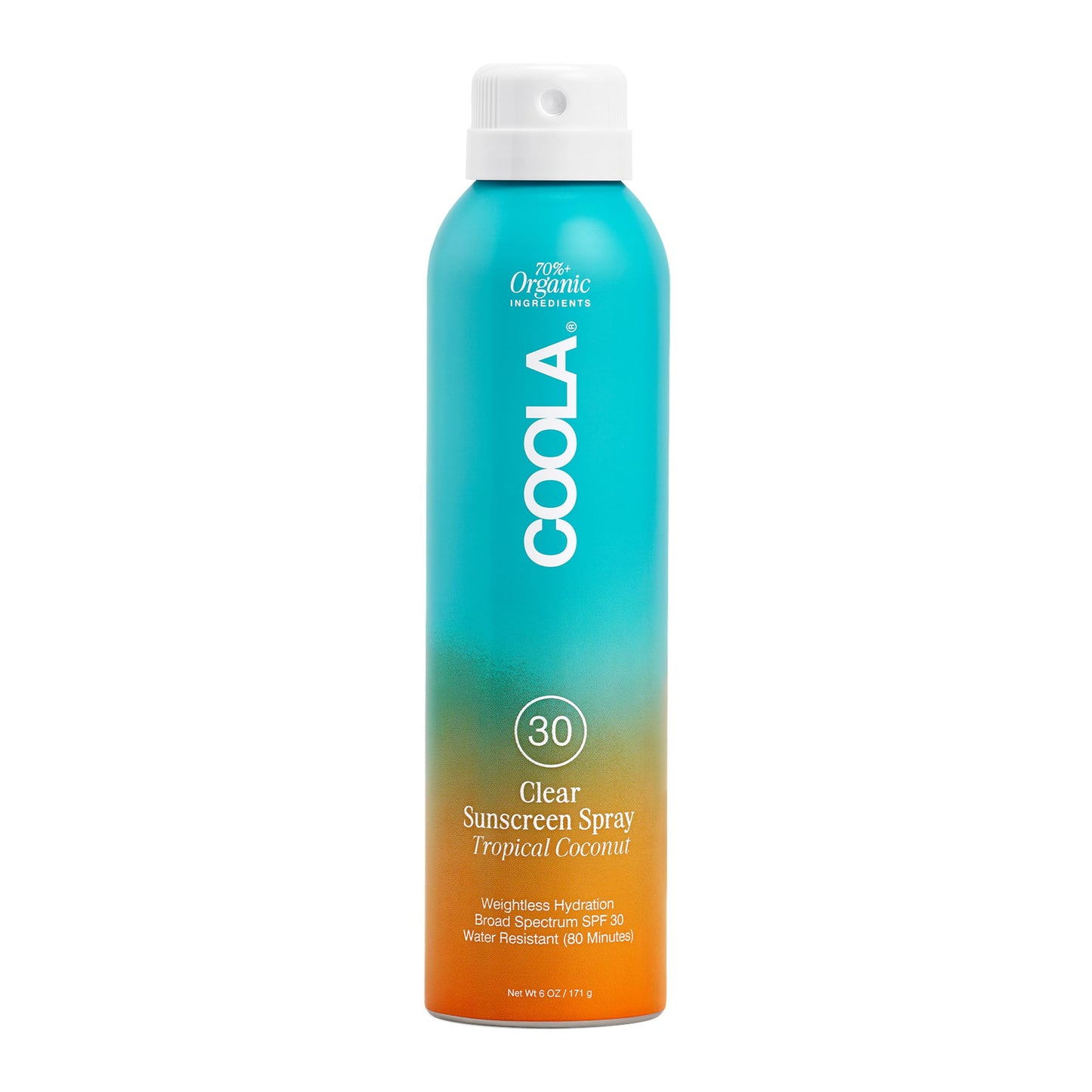 COOLA Organic Sunscreen SPF 30 Sunblock Spray, Dermatologist Tested Skin Care for Daily Protection, Vegan and Gluten Free, Tropical Coconut, 6 Fl Oz Beauty & Personal Care COOLA