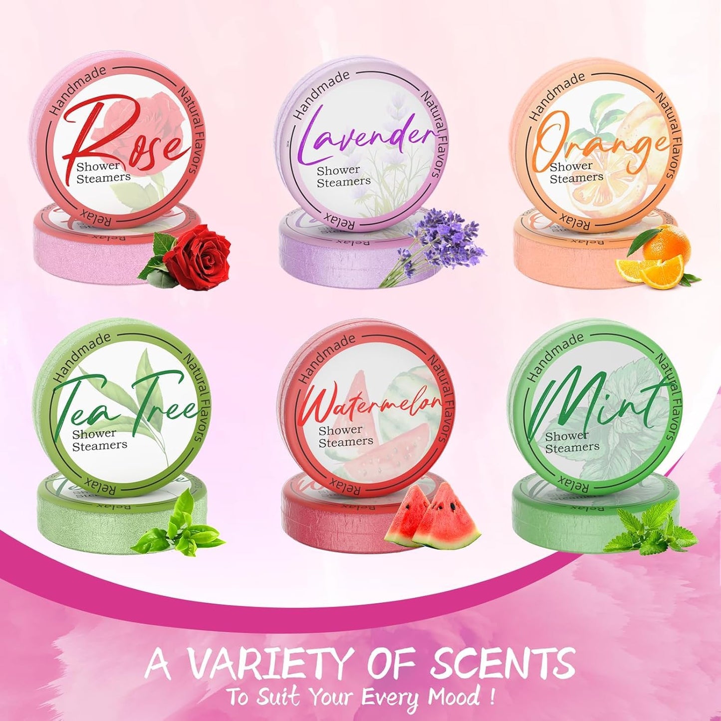 Shower Steamers Aromatherapy 8 Pack - Gifts for Women, Shower Bombs with Essential Oils, Self Care and Stress Relief Stocking Stuffers, Relaxation Beauty and Personal Care HFHO
