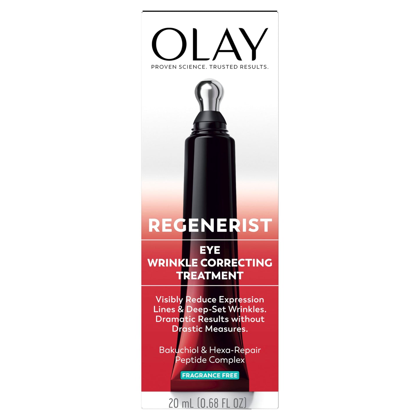Olay Regenerist Under Eye Cream Roller, Eye Wrinkle Cream, Crows Feet & Bags Treatment, Anti-Wrinkle, Anti-Aging Serum, Fragrance-Free, Hexa-Repair Beauty & Personal Care Olay