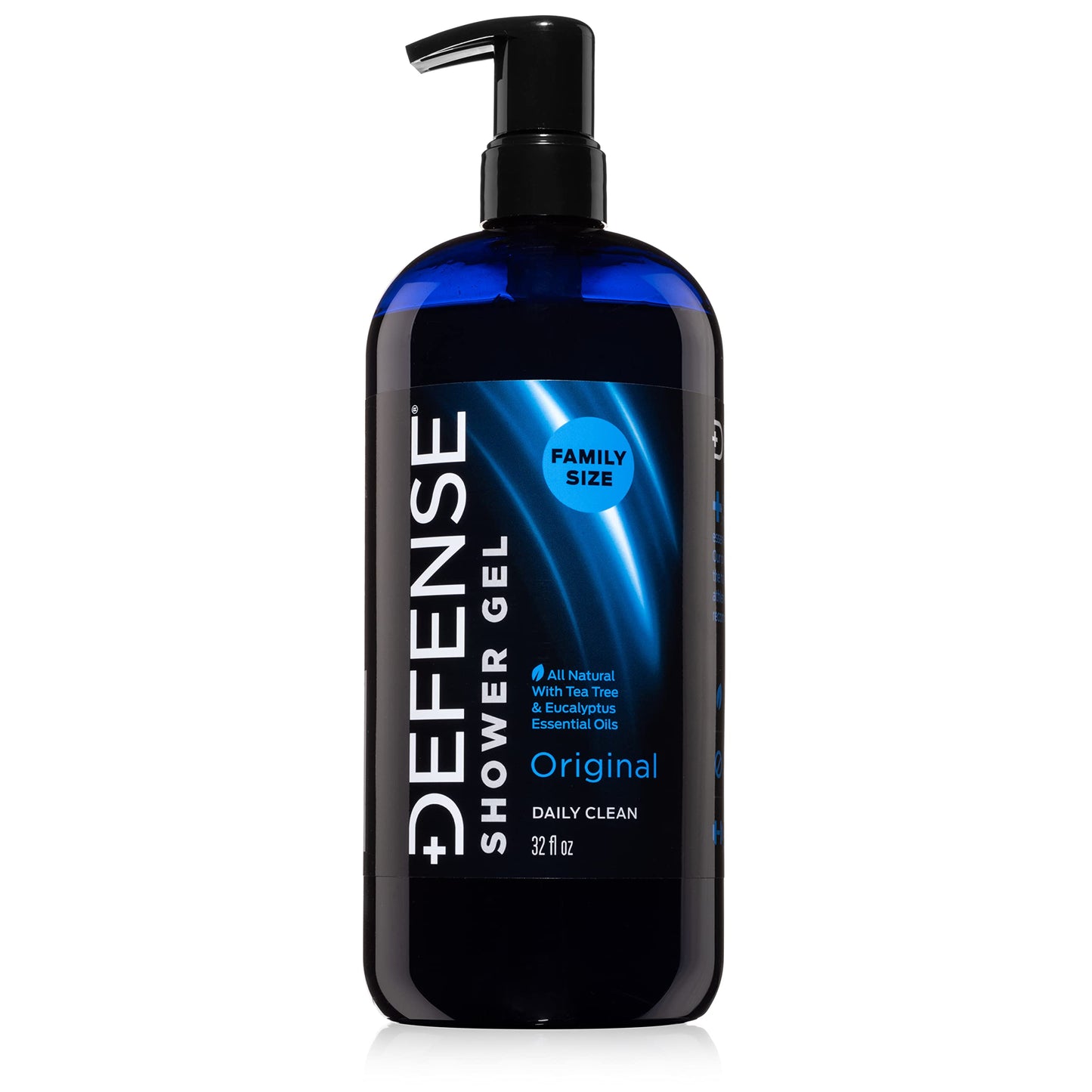 Defense Soap Tea Tree Body Wash | All Natural Organic Shower Soap for Athletes | Odor Control & Skin Fungal Protection for Sports, Post Workout Beauty & Personal Care Defense Soap