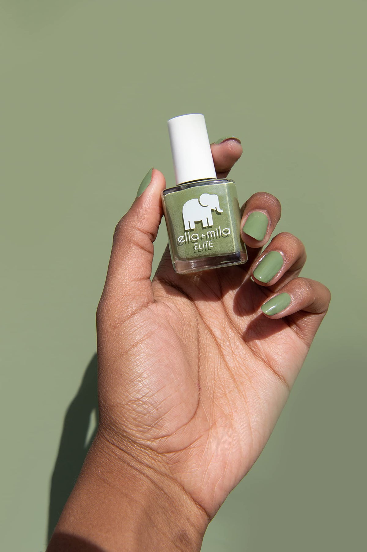 ella+mila Professional, Quick Dry, Long-Lasting & Chip-Resistant Green Nail Polishes (Paradise Isle - 0.45 fl oz)
