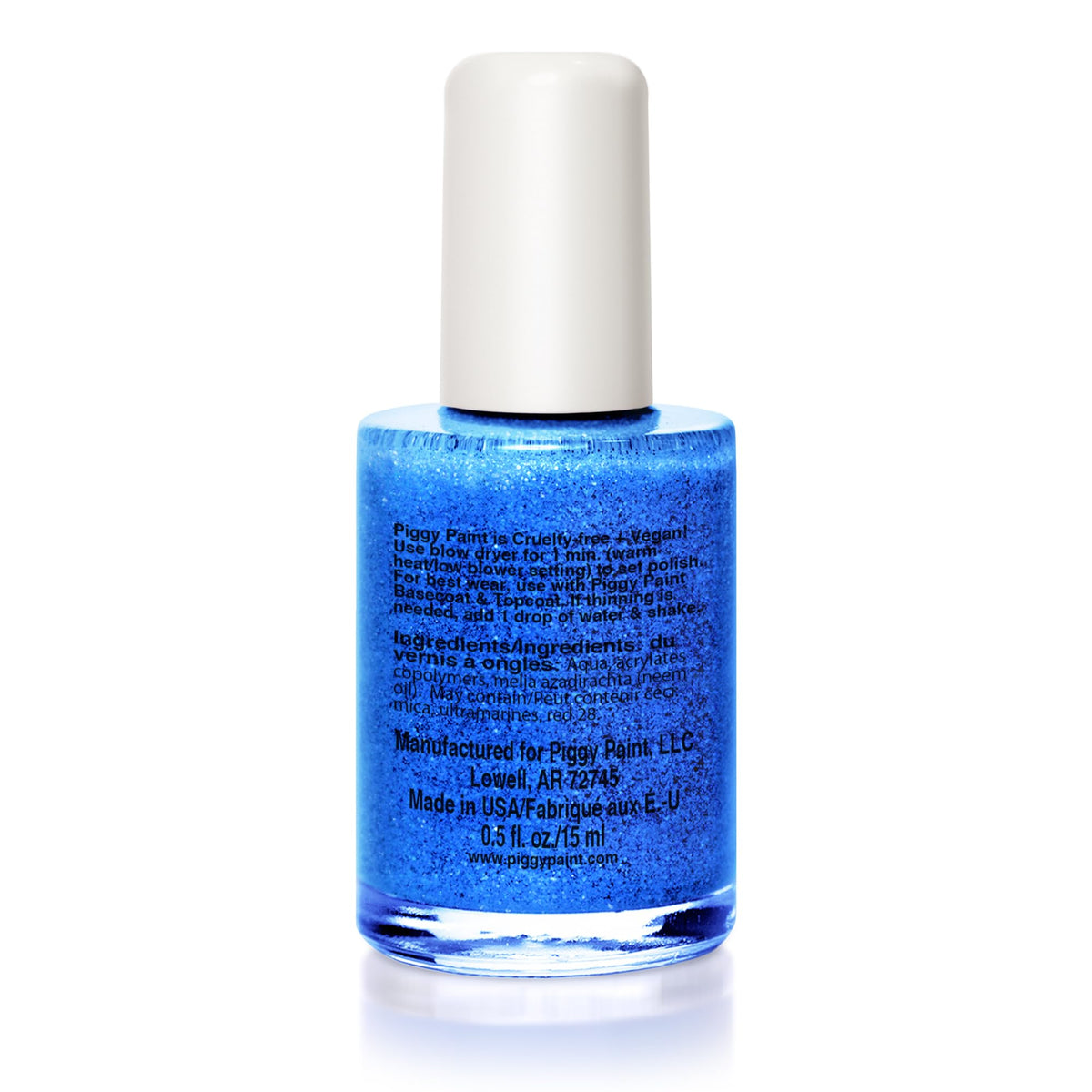 Piggy Paint 100% Non-toxic Girls Nail Polish - Safe, Chemical Free Low Odor for Kids, Mermaid in the Shade