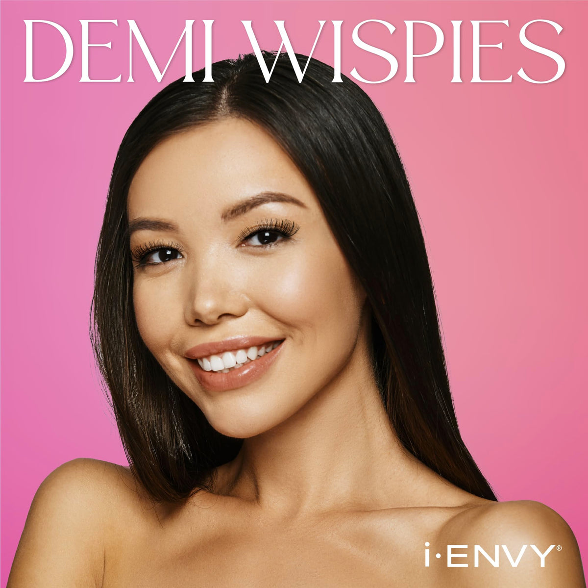 i-ENVY 5 Pairs Demi Wispies False Lashes (1 Pack), Premium Quality 100% Human Hair, Fluffy Feathered Eyelashes With Volume & Curl, Natural Look Beauty & Personal Care i•ENVY
