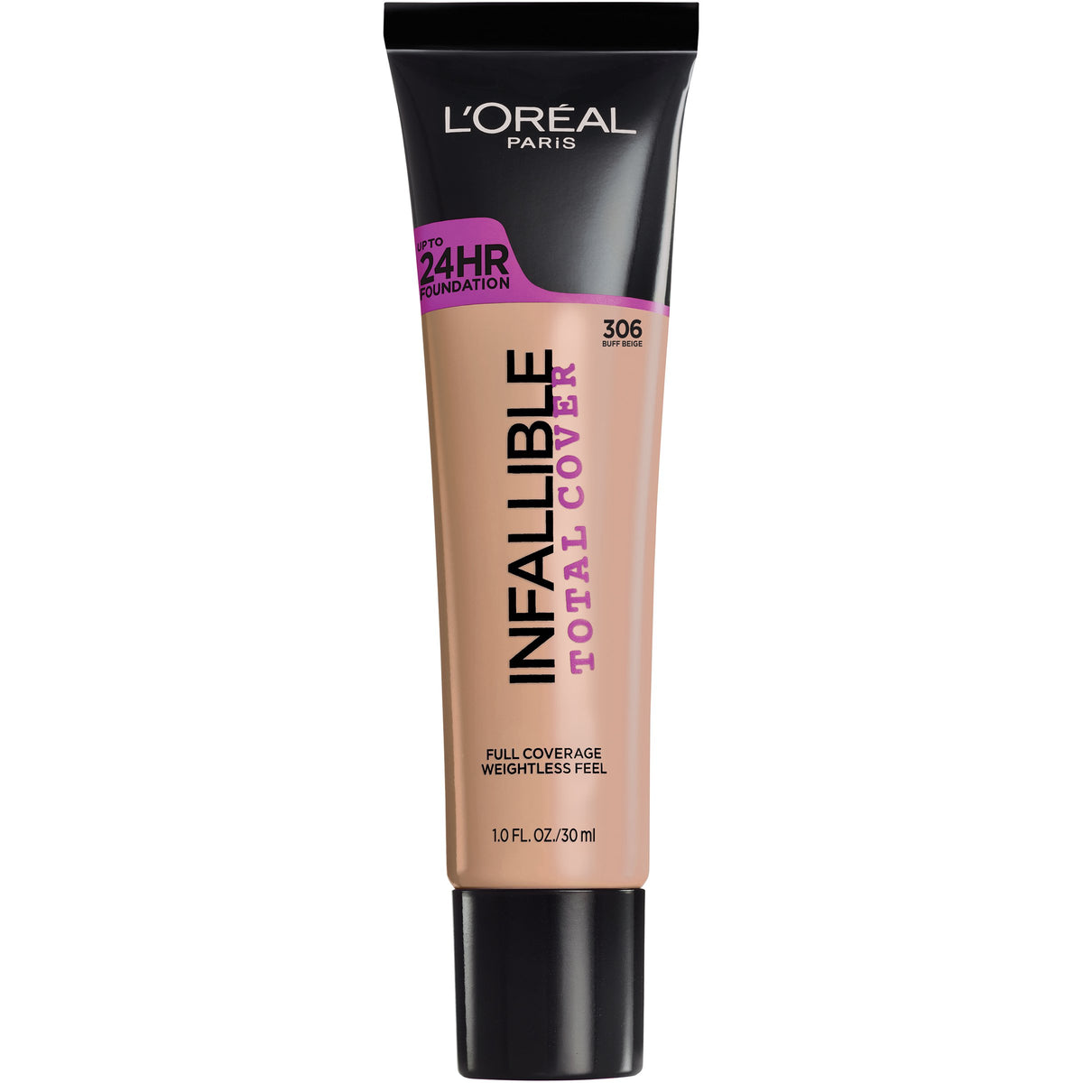 L'Oreal Paris Infallible Total Cover Foundation, Buff Beige, 1 fl; oz.
