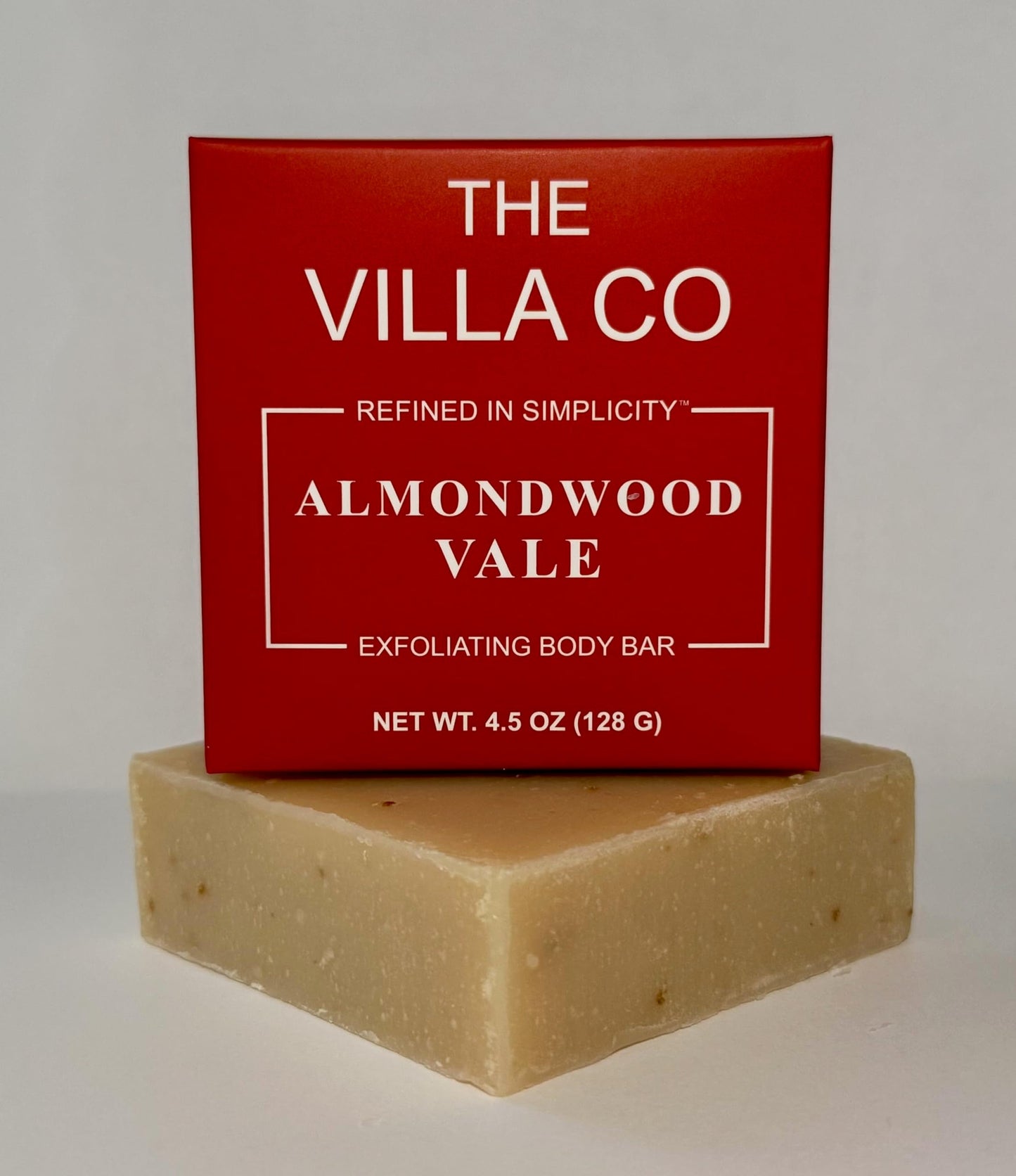 The Villa Co - Almondwood Vale | 4.5oz Exfoliating Body Bar for Women & Men | Artisan Made in USA | Natural Ingredients Beauty & Personal Care The Villa Co