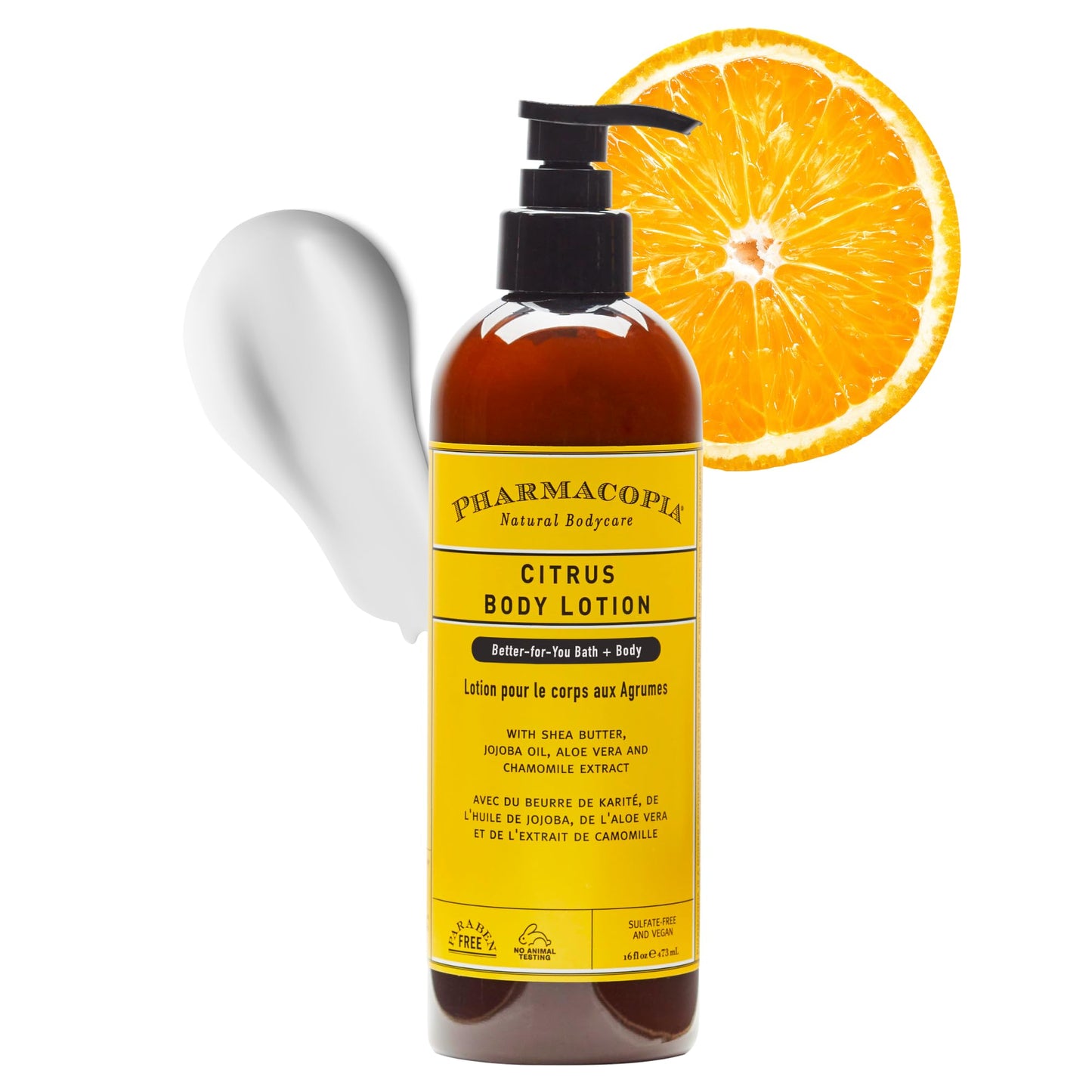 Pharmacopia Citrus Body Lotion - Hydrating Natural Moisturizer with Aromatherapy Benefits - Cruelty-Free Vegan Skin Care - Shea Butter, Aloe Vera, Beauty & Personal Care Pharmacopia