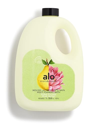 ALO FRUITS & PASSION Pear Peony Hand Soap Refill, 33.8 fl oz, Made in Canada Beauty & Personal Care ALO FRUITS & PASSION