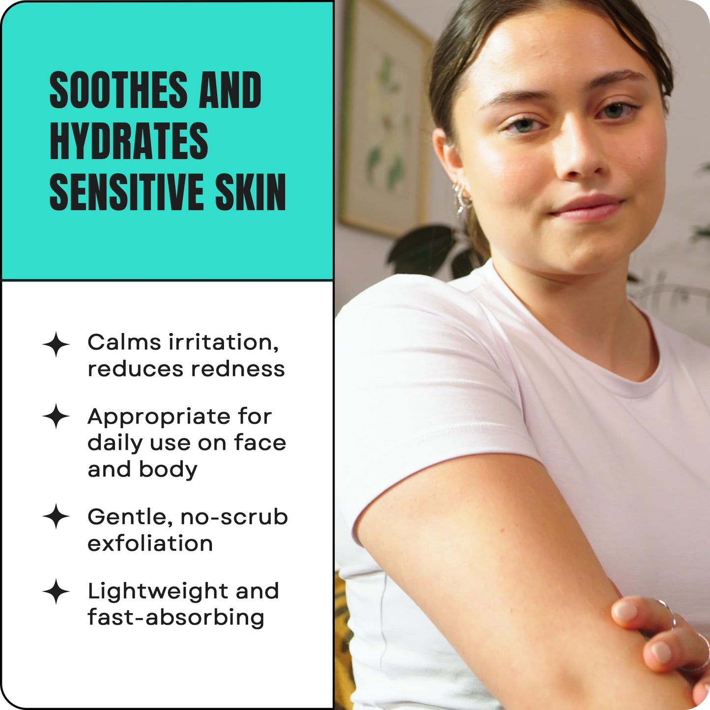 AmLactin Calm & Renew Lotion - Therapeutic Body and Face Moisturizer for Sensitive Skin - No-Scrub Exfoliator and Body Lotion for Dry Skin with Lactic Beauty & Personal Care AmLactin