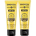 Bee Bald SMOOTH PLUS Head & Face Moisturizer with SPF 30 Sunscreen Lotion Protecting Skin From Harmful UVA/UVB Rays While Hydrating, Moisturizing Beauty & Personal Care Bee Bald