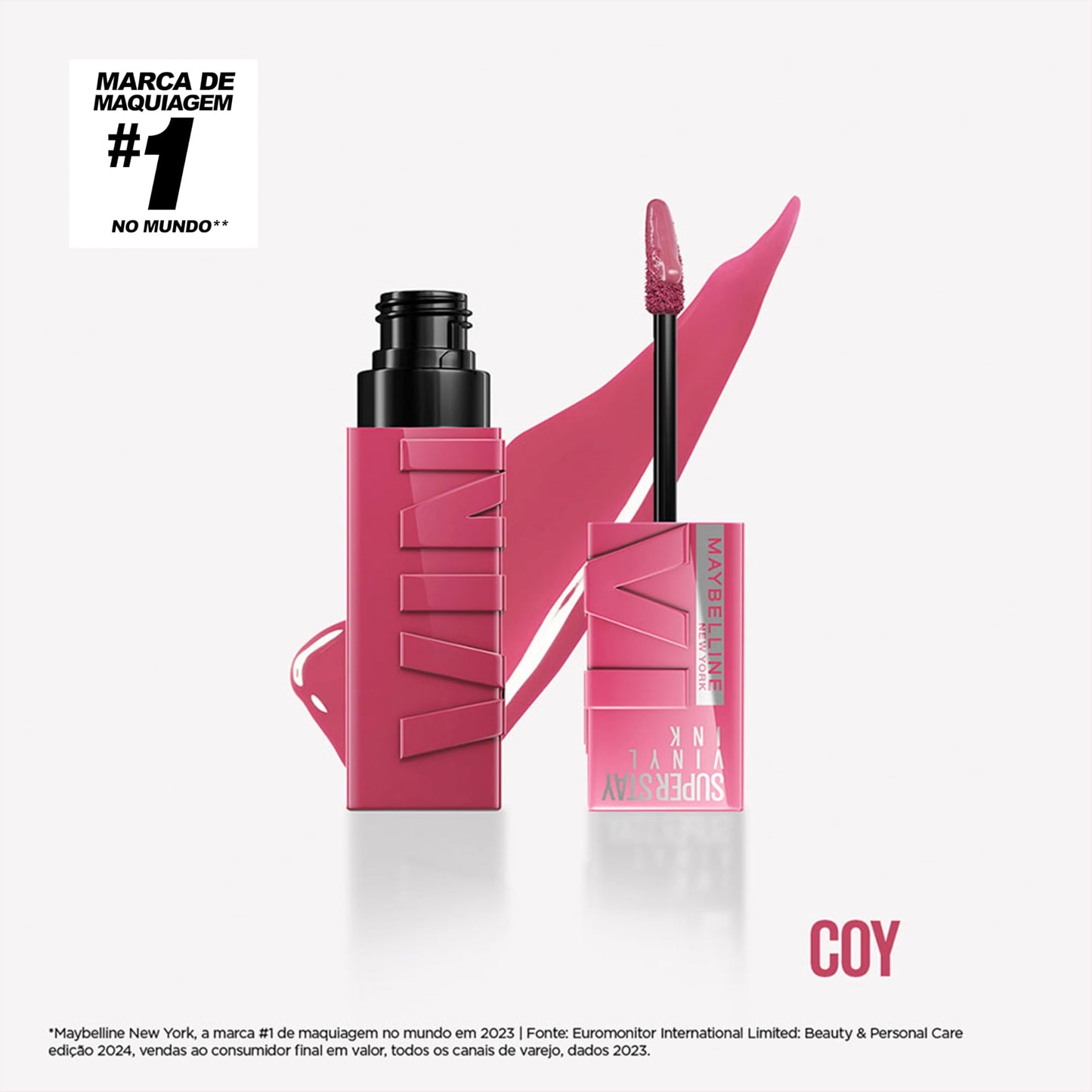 Maybelline Super Stay Vinyl Ink Longwear No-Budge Liquid Lipcolor Makeup, Highly Pigmented Color and Instant Shine, Coy, Rose Mauve Nude Lipstick, Beauty & Personal Care MAYBELLINE